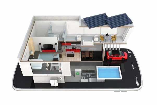 400 watt solar panel producing energy to a house