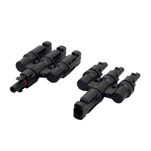 AIMS Power MC-4 Compatible BRANCH CONNECTORS MMMF & FFFM PAIR 3 to 1 T BRANCH