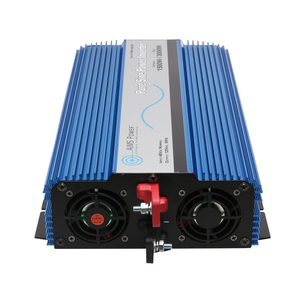 AIMS Power 1500 Watt Pure Sine Inverter | PWRI150024S & PWRI150048S 3