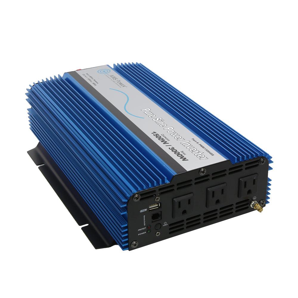 AIMS Power 1500 Watt Pure Sine Inverter | PWRI150024S & PWRI150048S 1