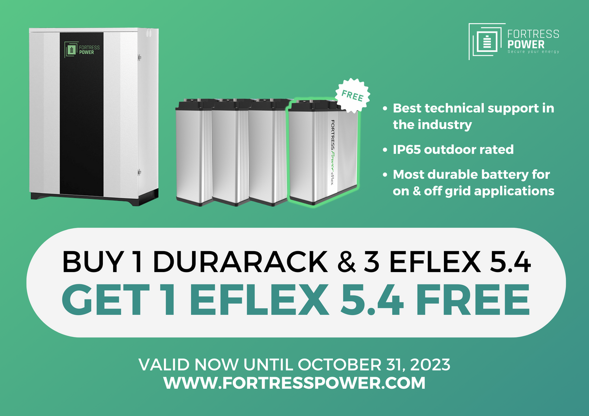 Fortress Power | FlexTower + 12k Inverter + eFlex Batteries