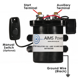 AIMS Power Dual Battery Sensing Isolator 300 Amp - Automatic 1