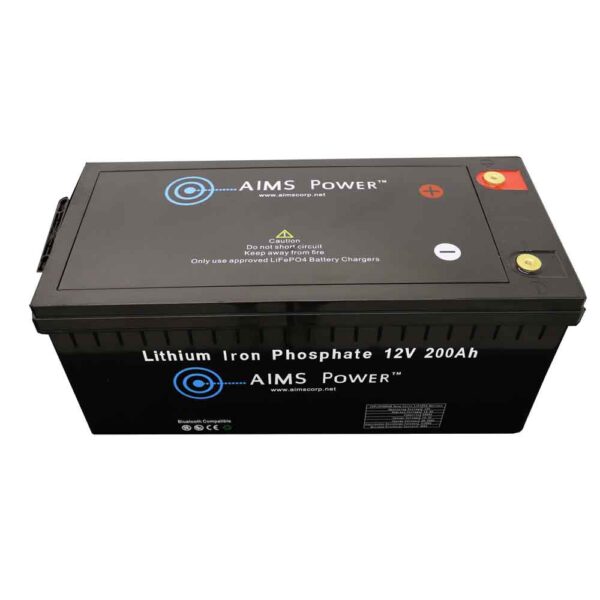 AIMS Power Lithium Battery 12V 200Ah LiFePO4 Lithium Iron Phosphate2