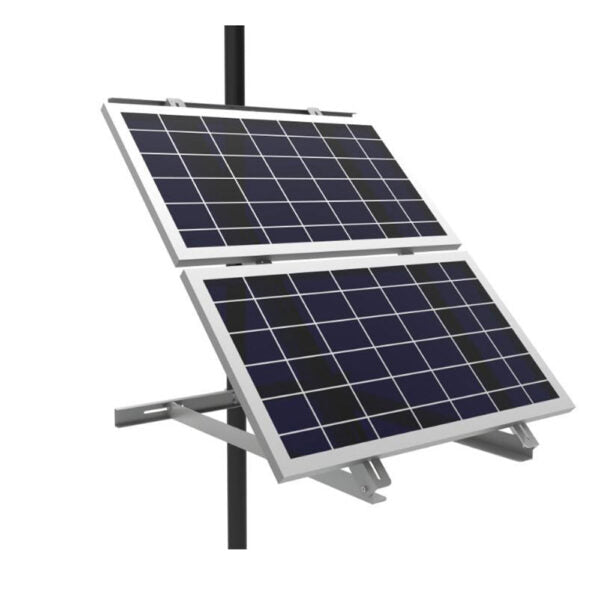 AIMS Power Adjustable Solar Side Pole Mount Bracket - 2 Panels 1