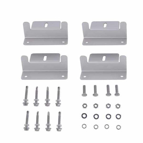 AIMS Power Solar Panel Z Bracket Mounting Kit 4 Piece Set 1